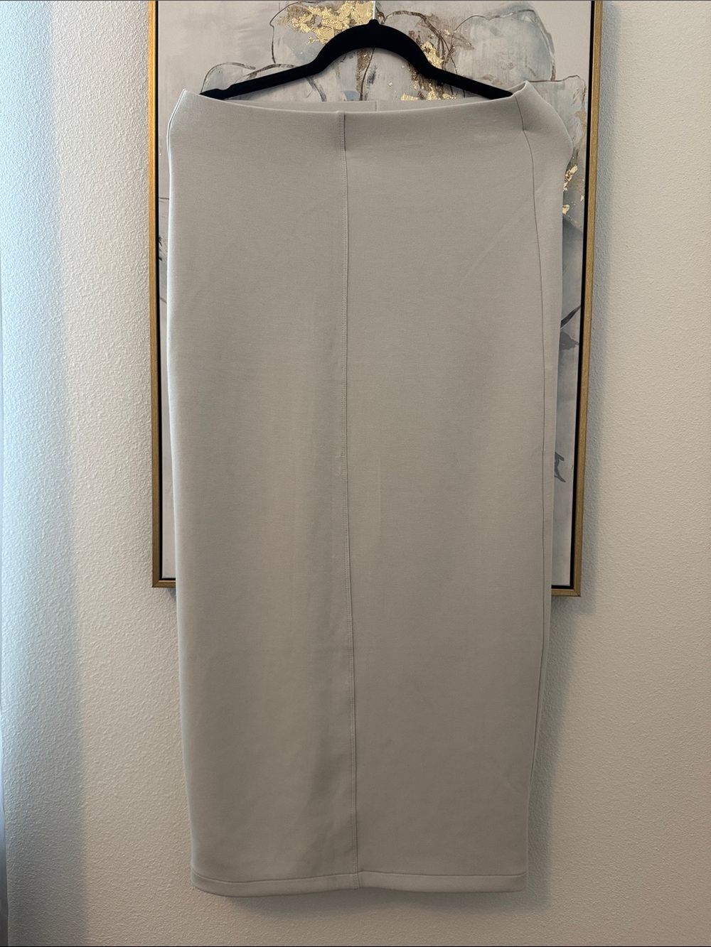5/8 Sleek Light Gray Midi Pencil Skirt size medium from C&A